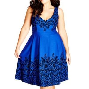 City chic Fit & Flare Dress